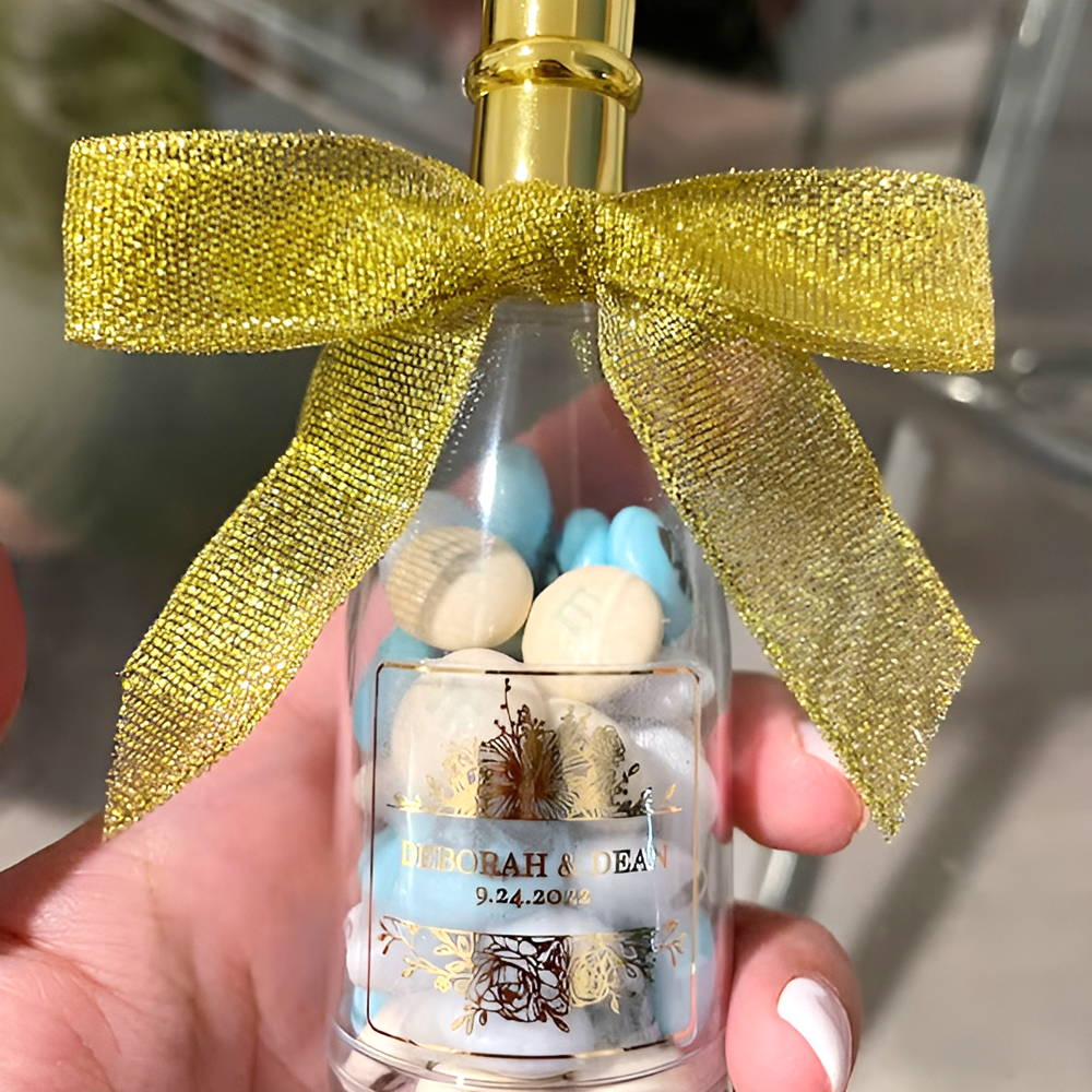 50 ورقة من ملصقات الزفاف المخص - مراجعة Personalised Candle Label وسعره