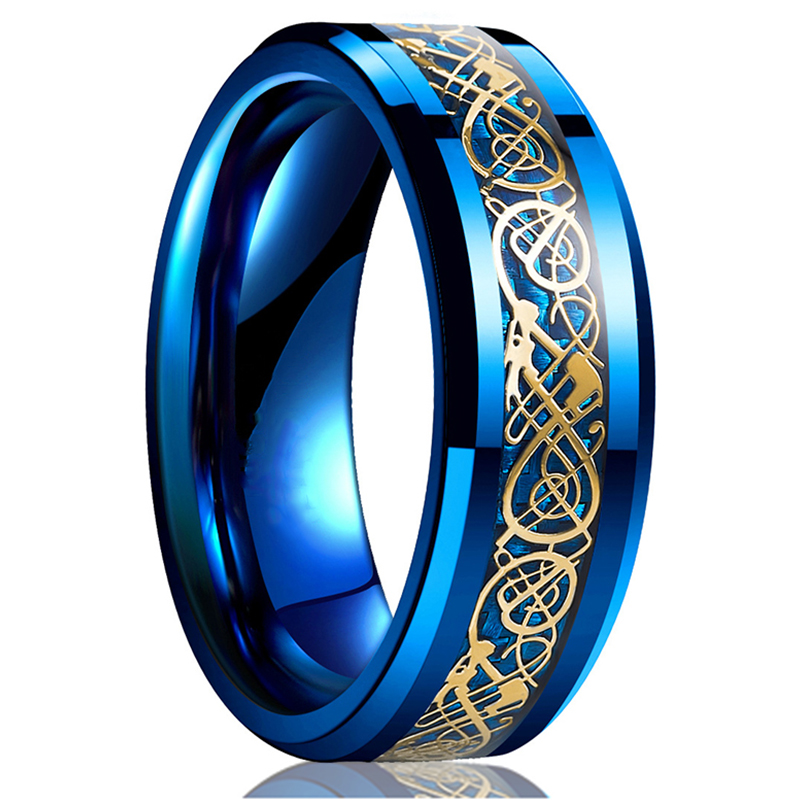 موضة 8 مللي متر الرجال الفولاذ - مراجعة Initial Ring Custom وسعره