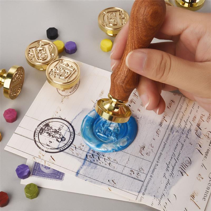 A-Z خمر مختومة ختم الشمع رئيس  - مراجعة Wax Seal Letter Kit وسعره