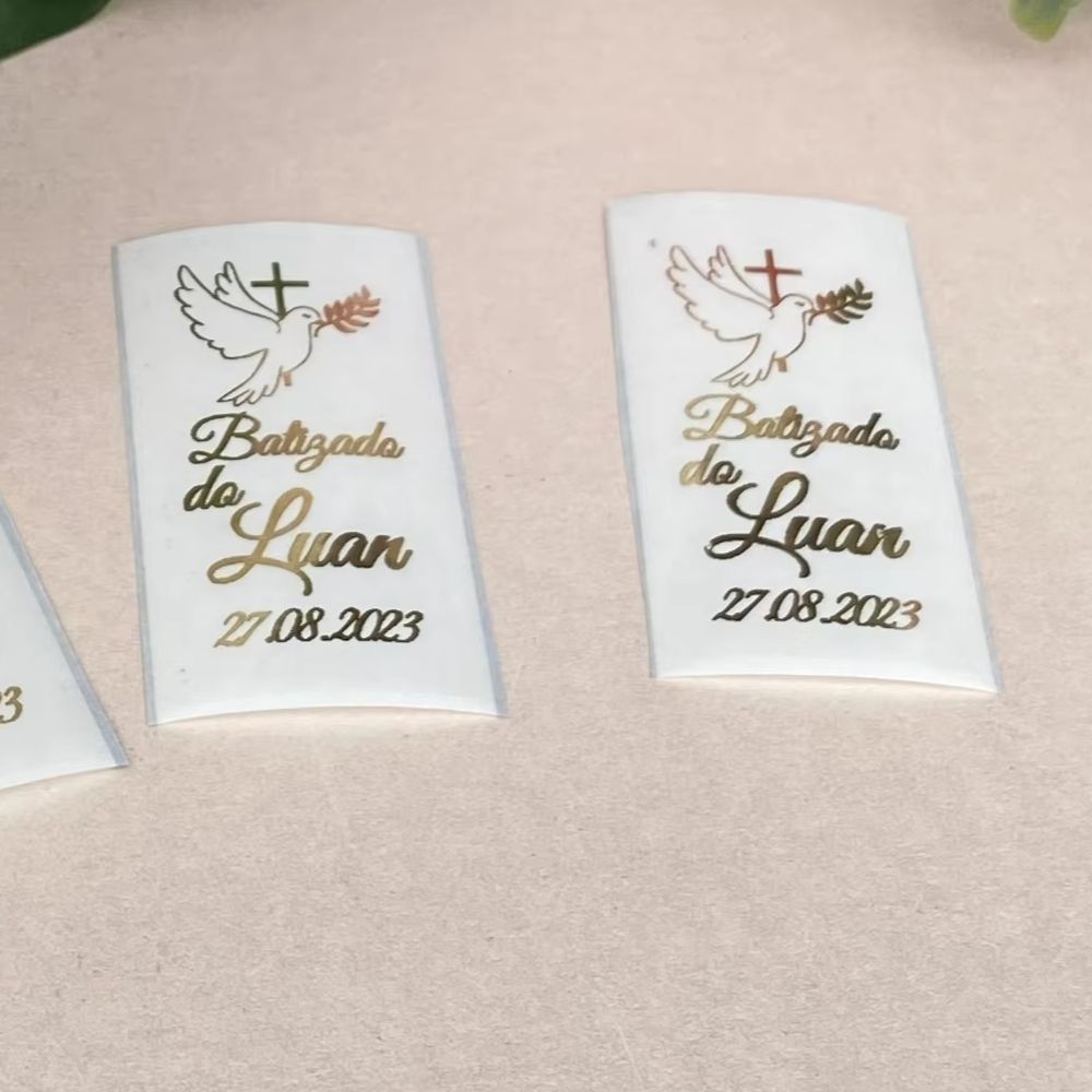 10 ملصقات من ملصقات الشموع الم - مراجعة Personalised Candle Label وسعره