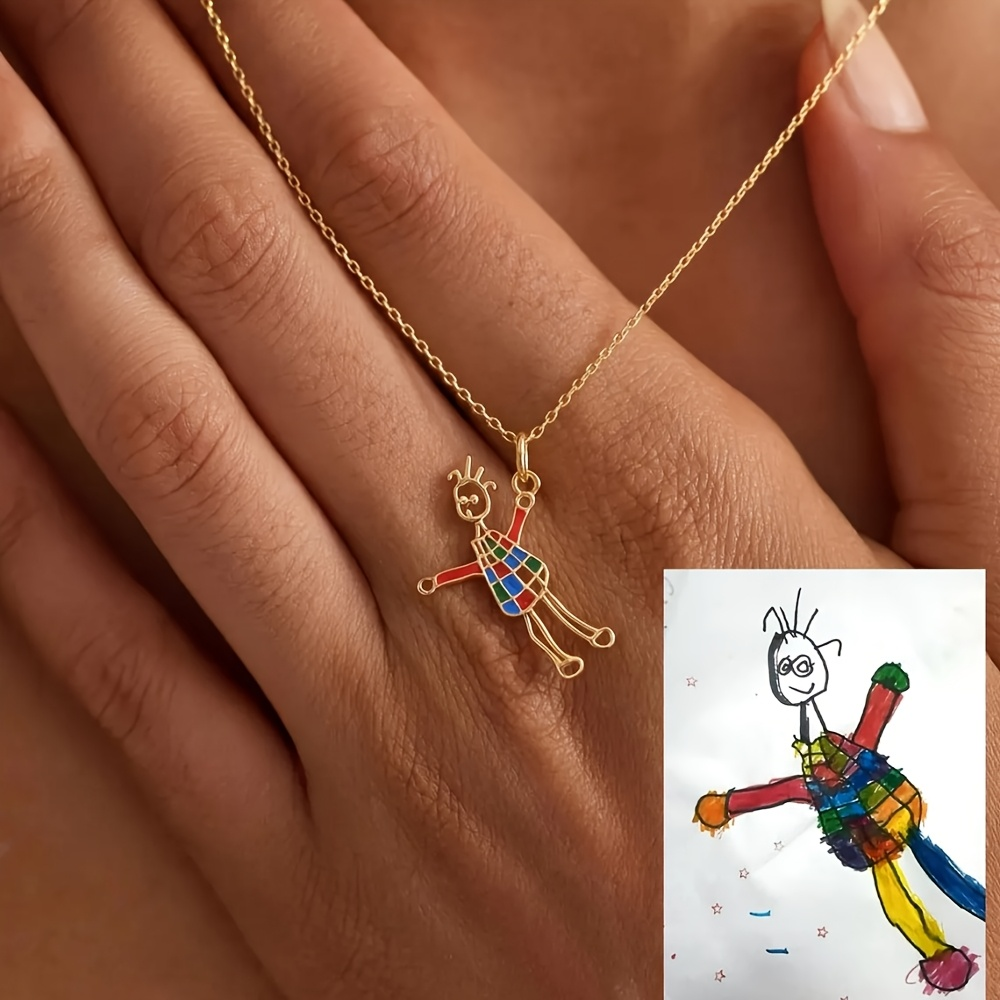 قلادة تذكارية للأطفال بتصميم ر - مراجعة Name Necklace Custom وسعره