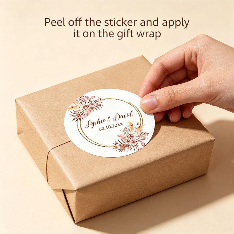ملصقات زفاف مخصصة بالأسماء وال - مراجعة Personalized Name Box وسعره