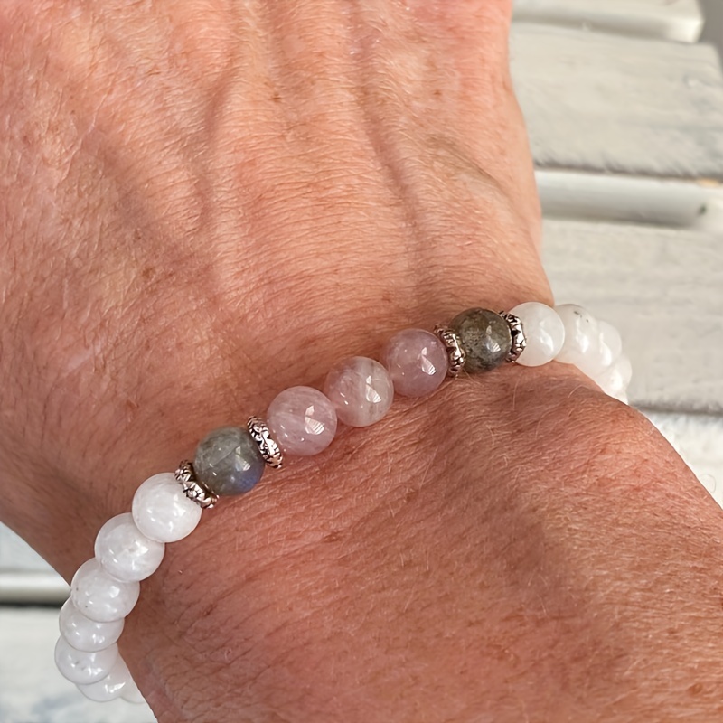 1 قطعة/حجر القمر واللابرادوريت - مراجعة Coordinates Bracelet وسعره
