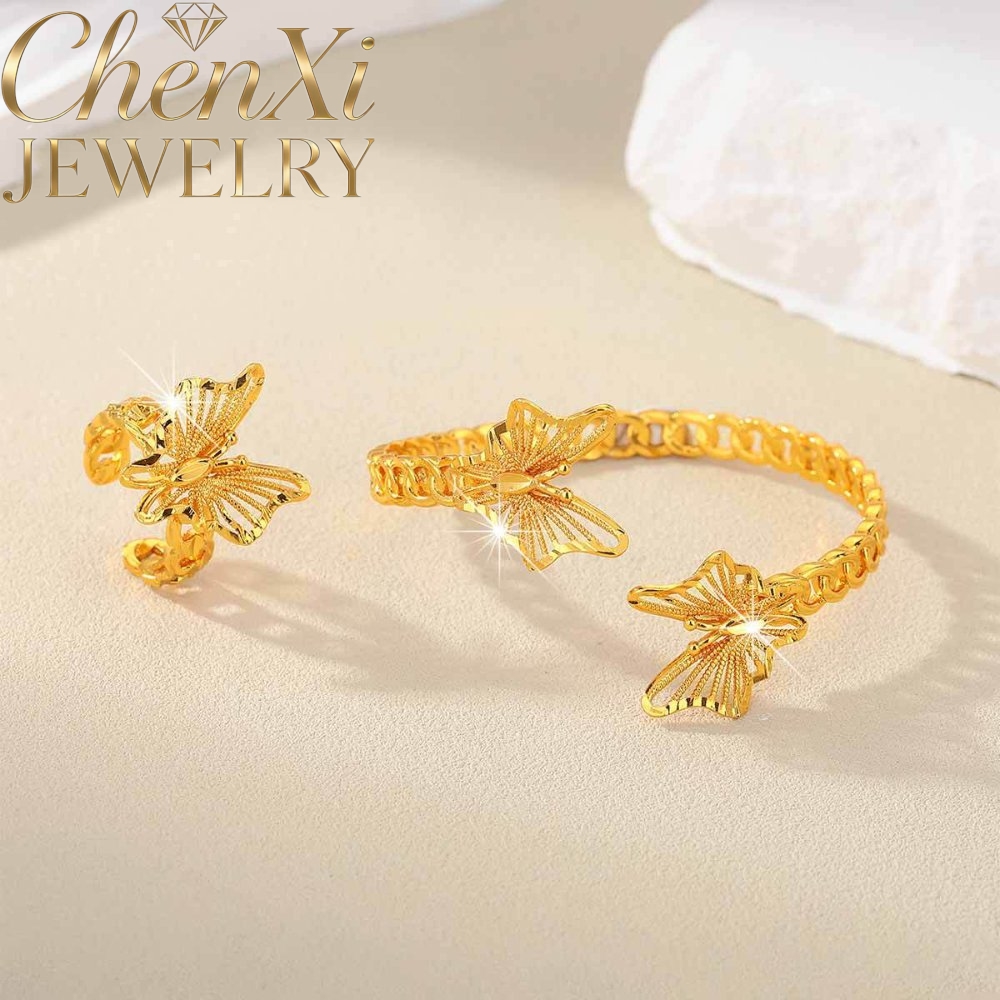 طقم إسوارة وخاتم ذهبي رملي مفت - مراجعة Coordinates Bracelet وسعره