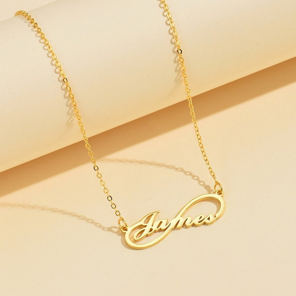 قلادة اسم مخصصة بتصميم لانهائي - مراجعة Birth Flower Necklace وسعره