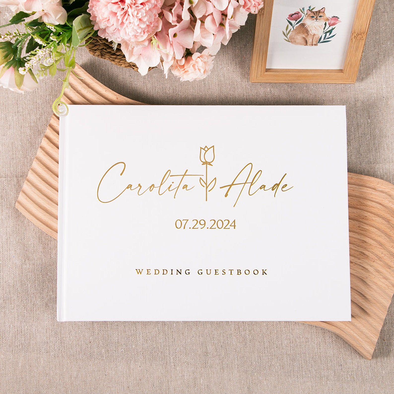 مخصص الزفاف سجل الزوار شخصية ض - مراجعة Custom Photo Book وسعره