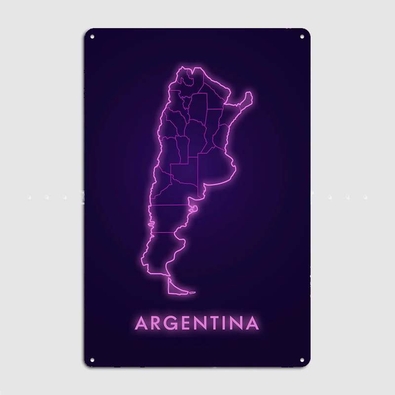 لافتة معدنية بتصميم خريطة الأر - مراجعة Custom Map Poster وسعره